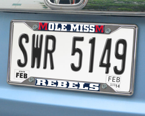 Ole Miss Rebels License Plate Frame 6.25"x12.25" 