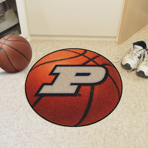 Purdue Boilermakers Basketball Mat 27" diameter 