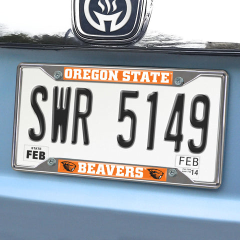 Oregon State Beavers License Plate Frame 6.25"x12.25" 