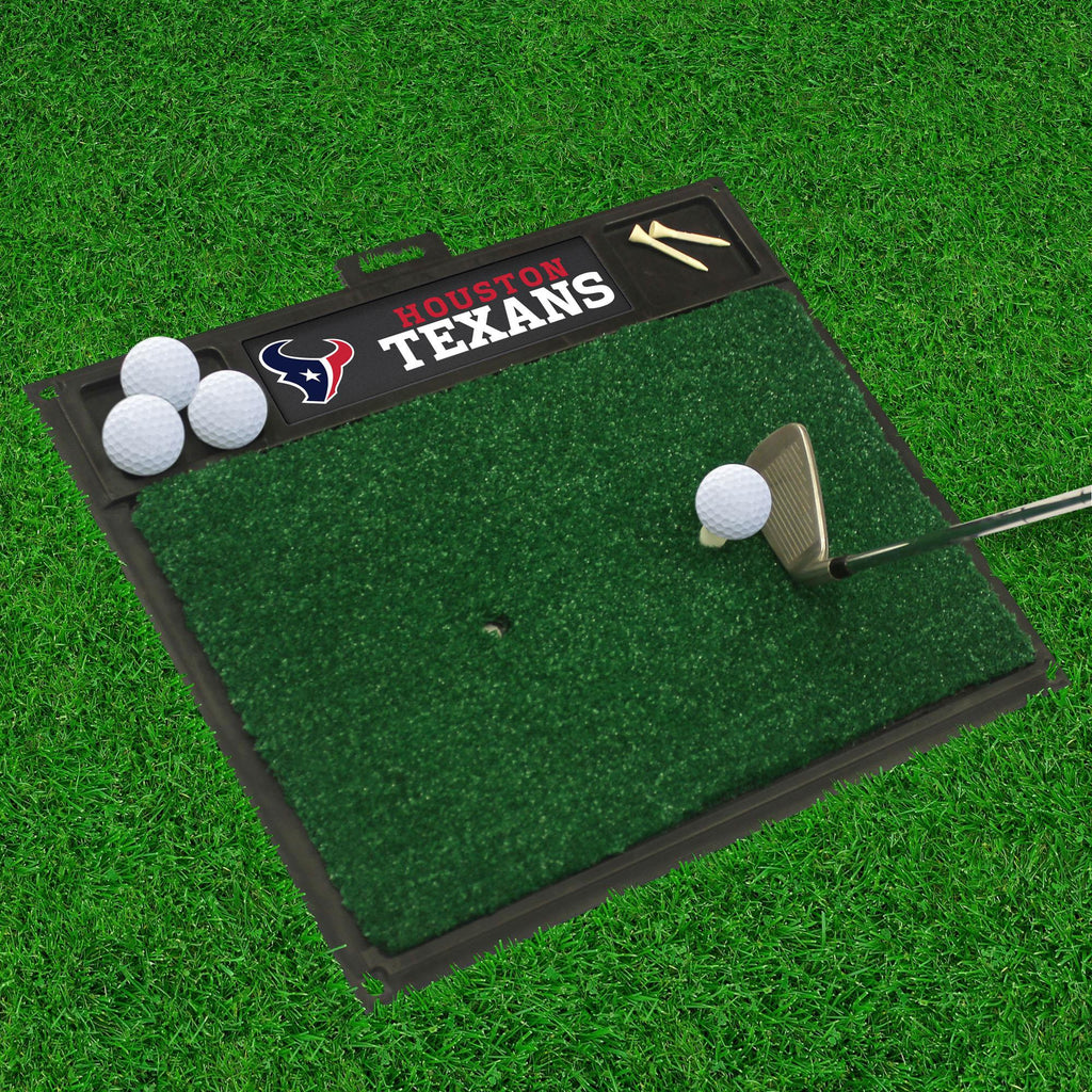 Houston Texans Golf Hitting Mat 20" x 17" 