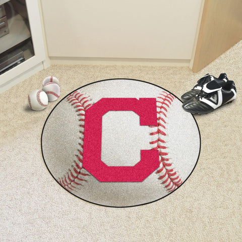 Cleveland Indians Baseball Mat 27" diameter 
