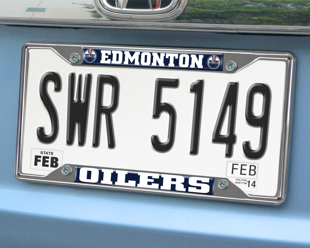 Edmonton Oilers License Plate Frame 6.25"x12.25" 