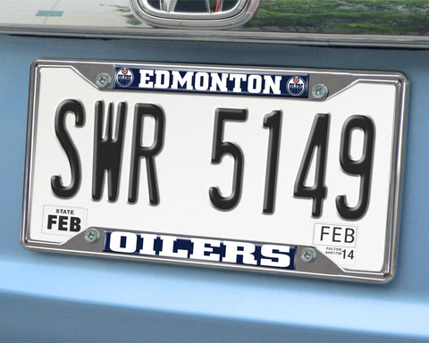 Edmonton Oilers License Plate Frame 6.25"x12.25" 