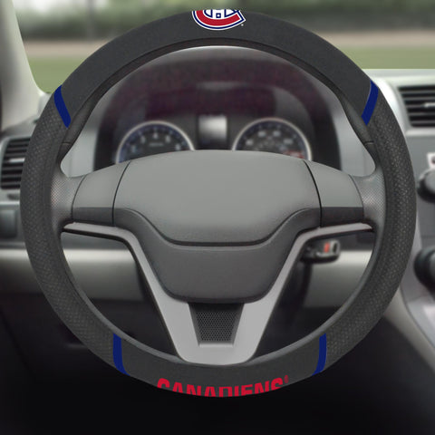 Montreal Canadiens Steering Wheel Cover 15"x15" 