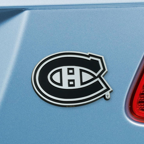 Montreal Canadiens Chrome Emblem 3"x3.2" 