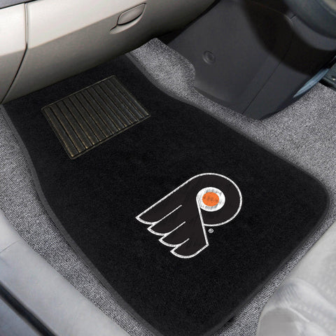 Philadelphia Flyers 2 pc Embroidered Car Mat Set 17"x25.5" 