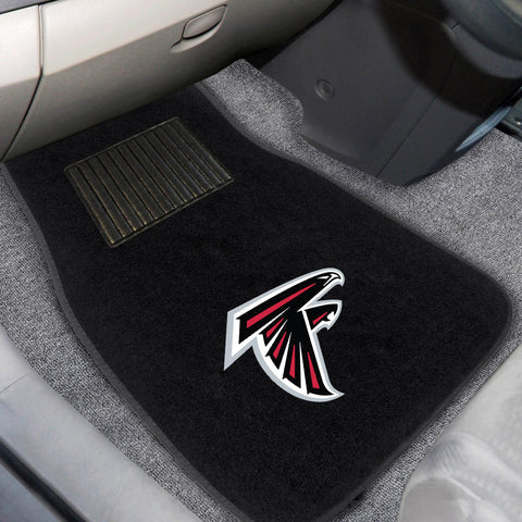 Atlanta Falcons 2 pc Embroidered Car Mat Set 17"x25.5" 