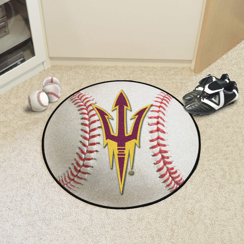 Arizona State Sun Devils Baseball Mat 27" diameter 