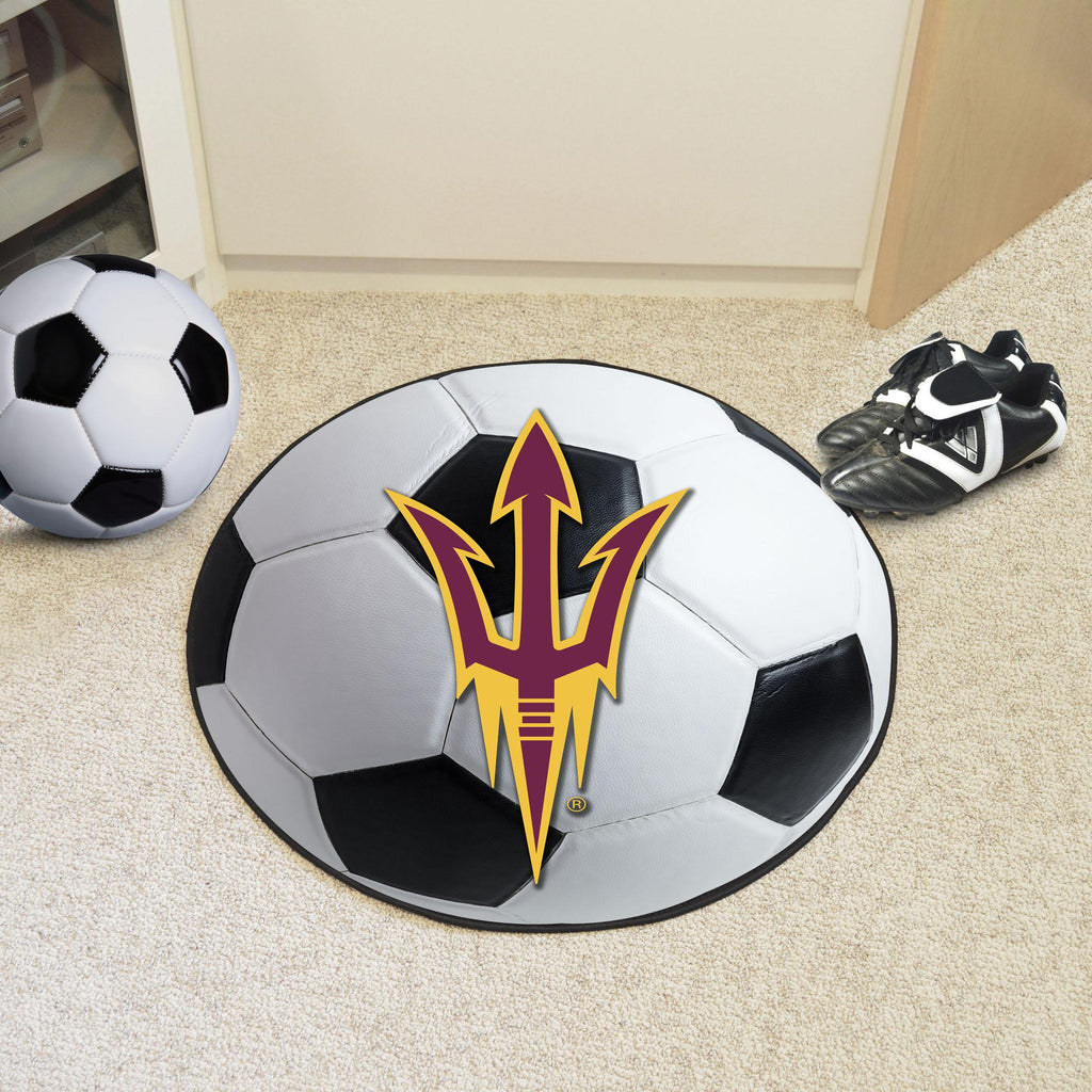 Arizona State Sun Devils Soccer Ball Mat 27" diameter 