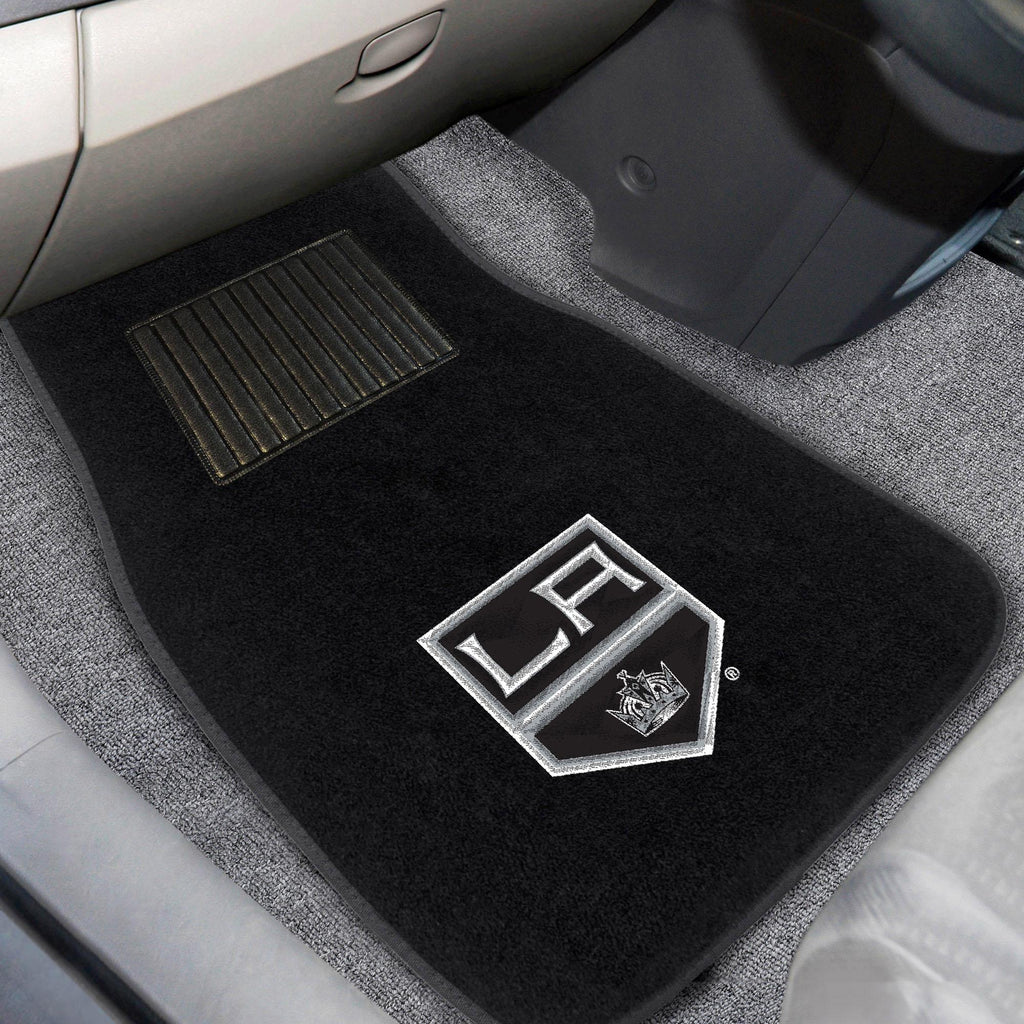 Los Angeles Kings 2 pc Embroidered Car Mat Set 17"x25.5" 
