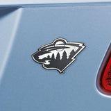 Minnesota Wild Chrome Emblem 3"x3.2" 