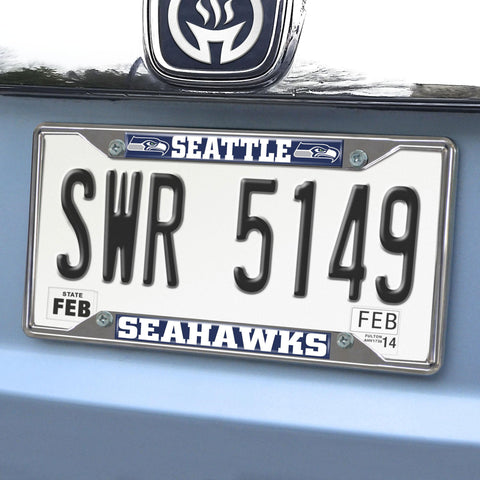 Seattle Seahawks License Plate Frame 6.25"x12.25" 