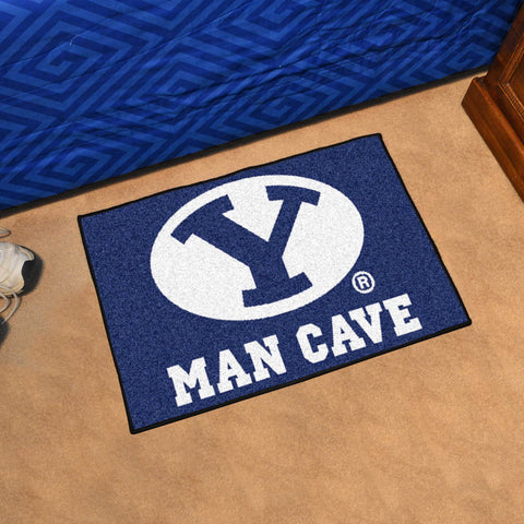 Brigham Young Man Cave Starter Rug 19"x30"