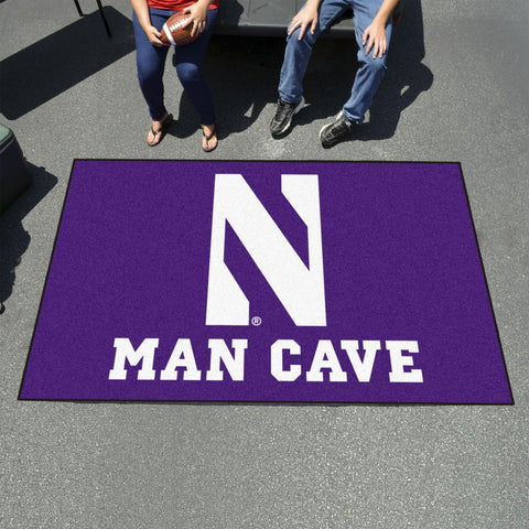 Northwestern Wildcats Man Cave UltiMat 59.5"x94.5" 