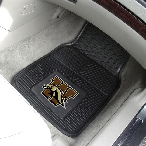 Western Michigan Broncos 2 pc Vinyl Car Mat Set 17"x27" 