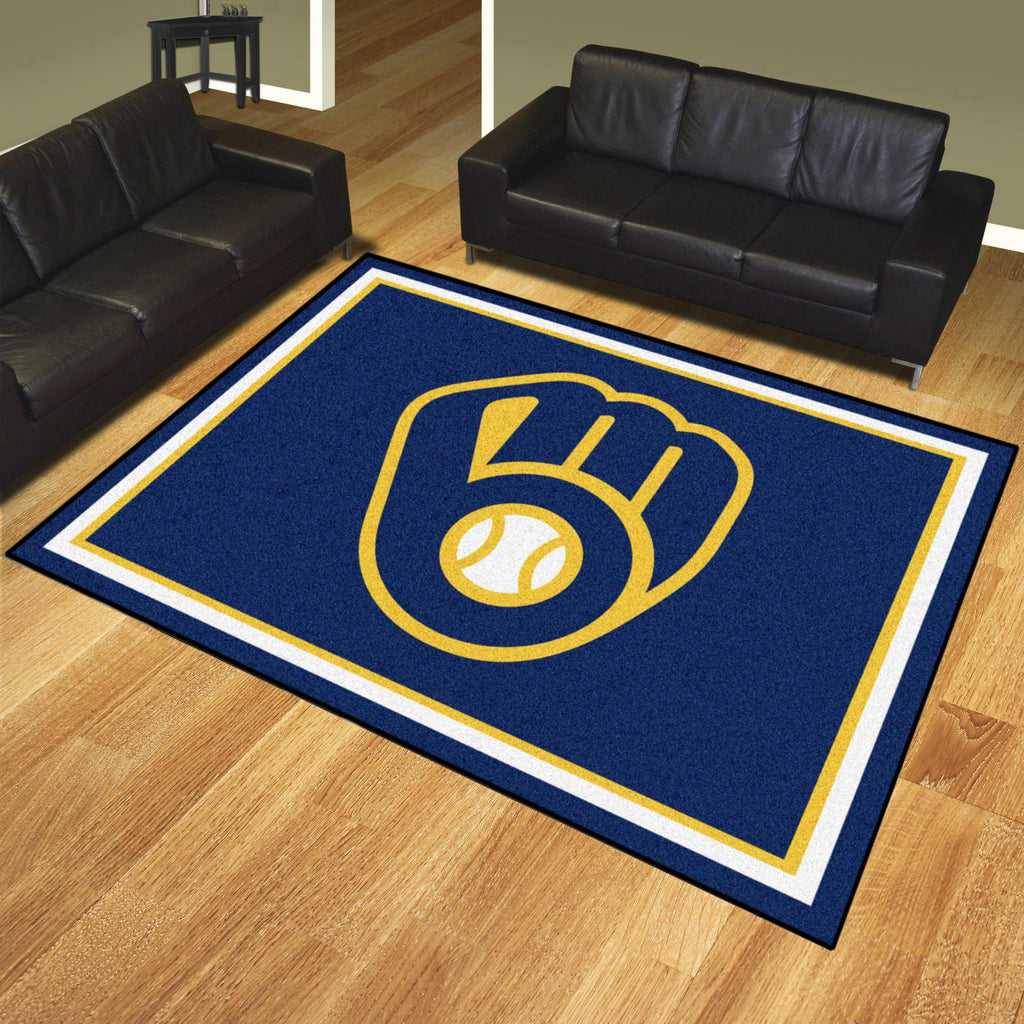 Milwaukee Brewers 8x10 Rug 87"x117" 