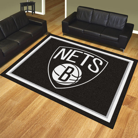 Brooklyn Nets 8x10 Rug 87"x117" 