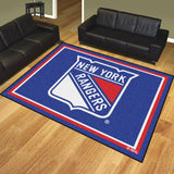 New York Rangers 8x10 Rug 87"x117" 