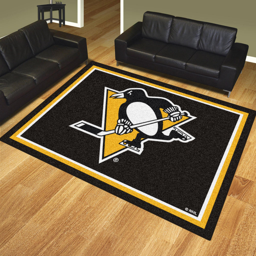 Pittsburgh Penguins 8x10 Rug 87"x117" 