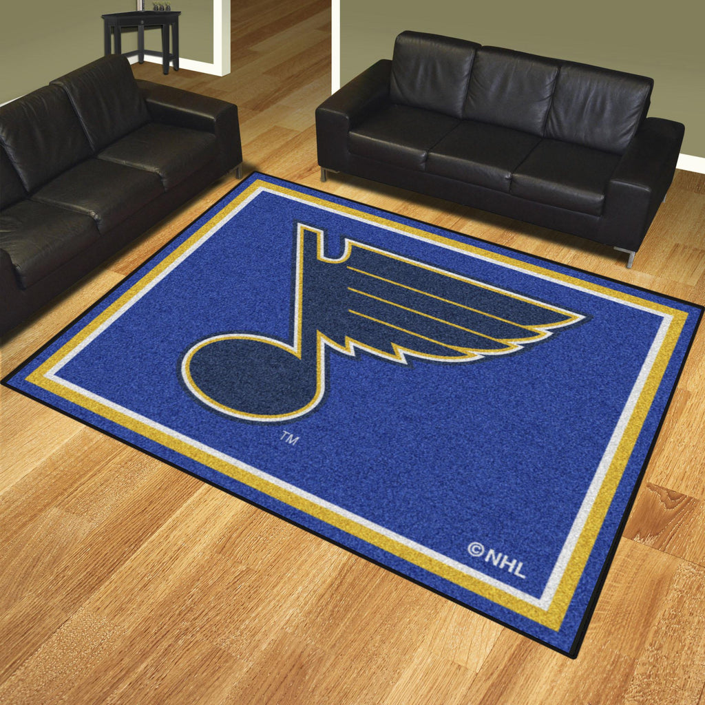 St. Louis Blues 8x10 Rug 87"x117" 