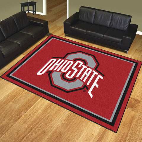 Ohio State Buckeyes 8x10 Rug 87"x117" 