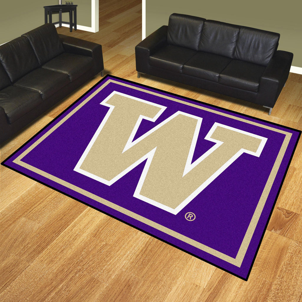 Washington Huskies 8x10 Rug 87"x117" 