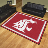 Washington State Cougars 8x10 Rug 87"x117" 