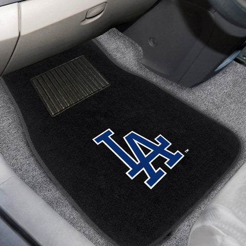 Los Angeles Dodgers 2 pc Embroidered Car Mat Set 17"x25.5" 