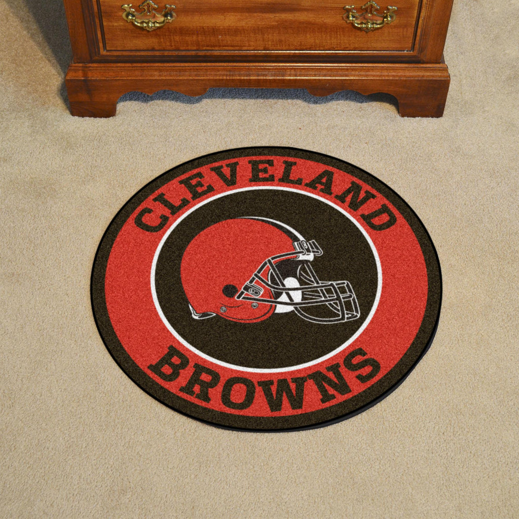 Cleveland Browns Roundel Mat 27" diameter 