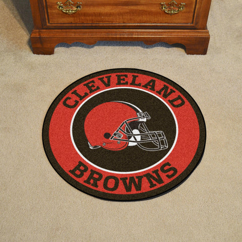Cleveland Browns Roundel Mat 27" diameter 