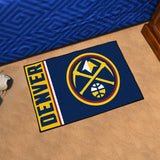 Denver Nuggets Uniform Starter Mat 19"x30" 