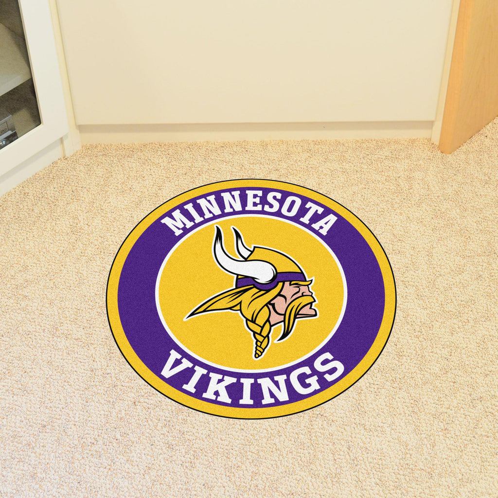 Minnesota Vikings Roundel Mat 27" diameter 