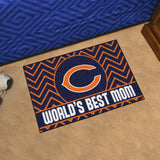 Chicago Bears Starter Mat World's Best Mom 19"x30" 