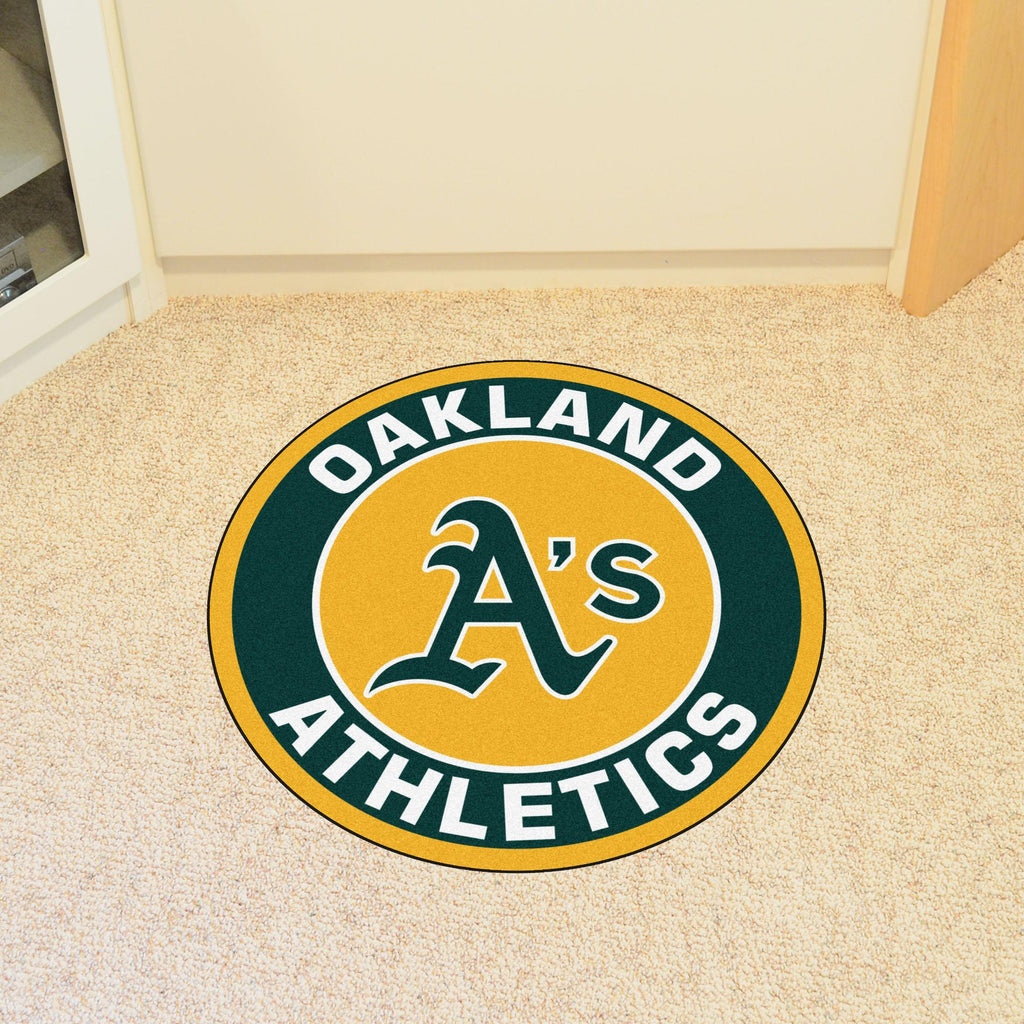 Oakland Athletics Roundel Mat 27" diameter 