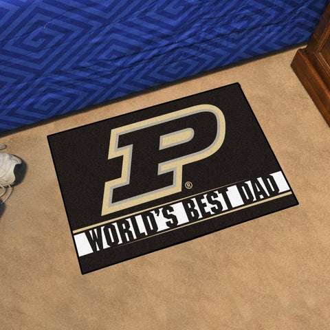 Purdue Boilermakers Starter Mat World's Best Dad 19"x30" 