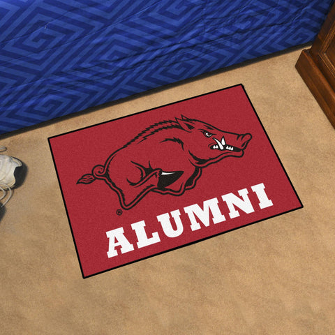 Arkansas Razorbacks Starter Mat Alumni 19"x30" 