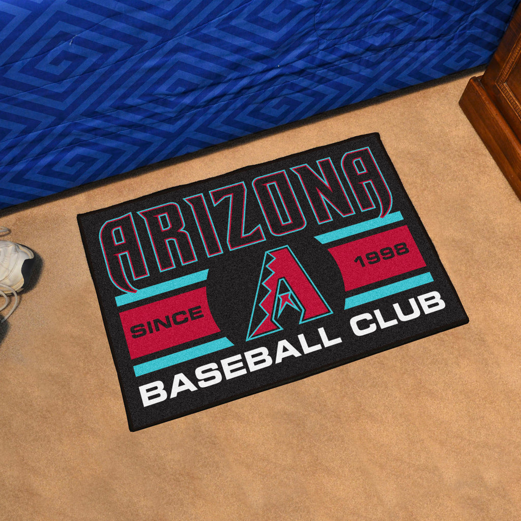 Arizona Diamondbacks Baseball Club Starter Rug 19"x30"