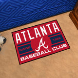 Atlanta Braves Baseball Club Starter Rug 19"x30"