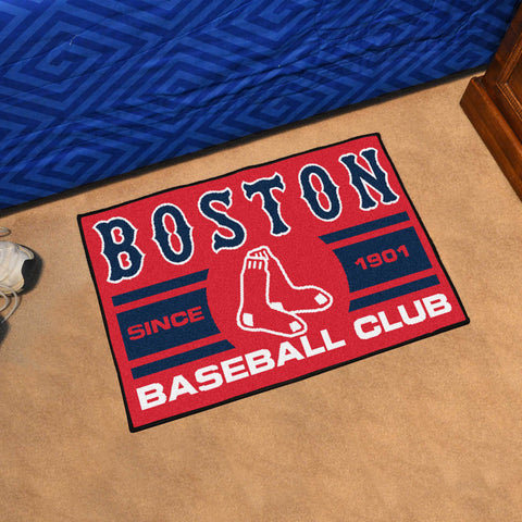 Boston Red Sox Baseball Club Starter Rug 19"x30"