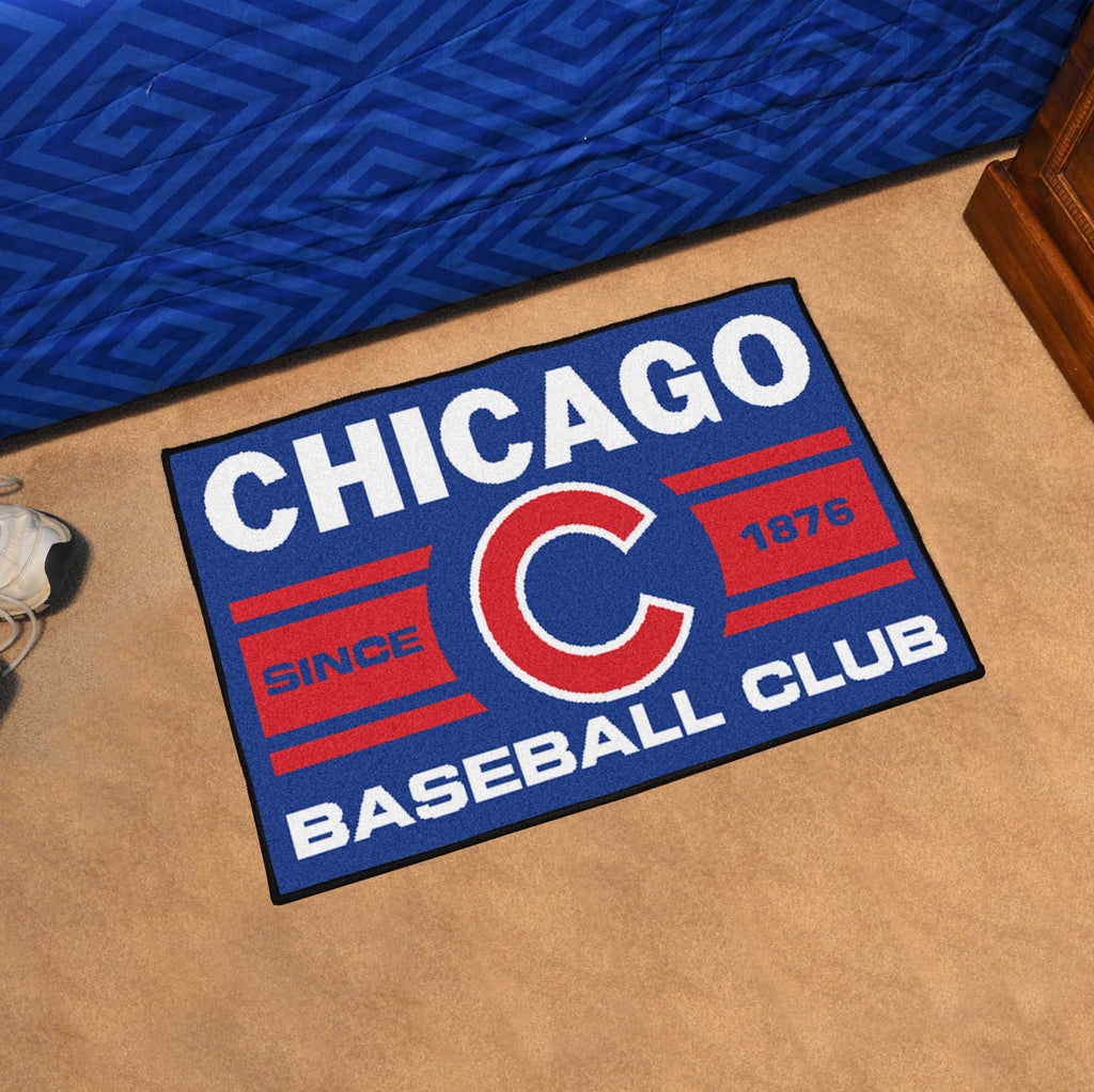 Chicago Cubs Baseball Club Starter Rug 19"x30"