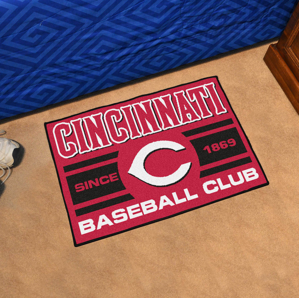 Cincinnati Reds Baseball Club Starter Rug 19"x30"