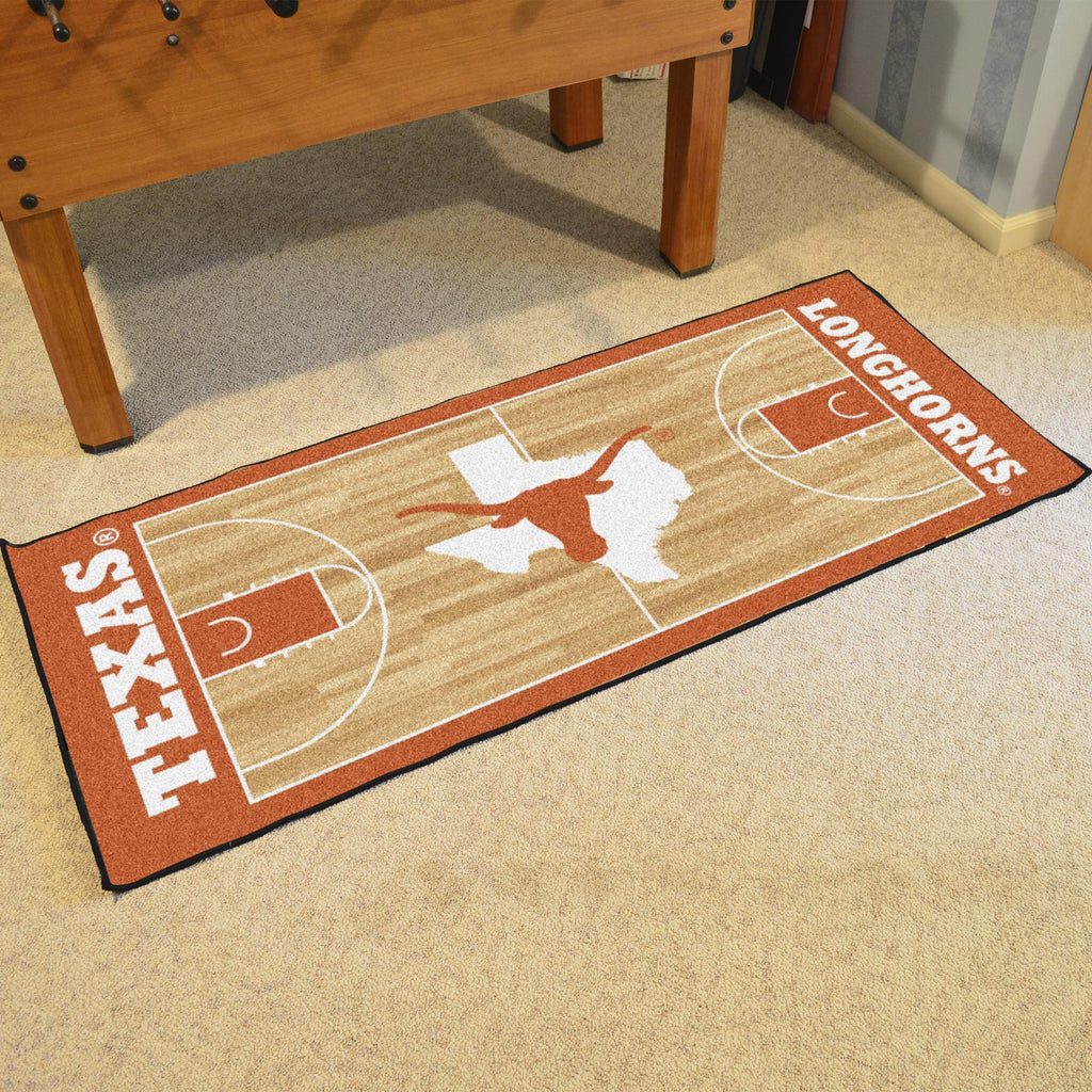 Texas Longhorns NCAA Basketball Runner 30"x72" 