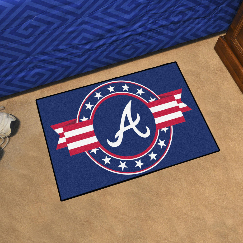 Atlanta Braves Starter Mat Patriotic 19"x30" 