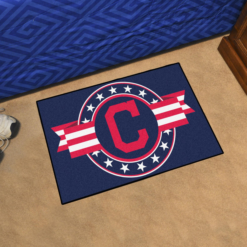 Cleveland Indians Starter Mat Patriotic 19"x30" 