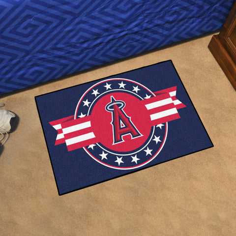 Los Angeles Angels Starter Mat Patriotic 19"x30" 