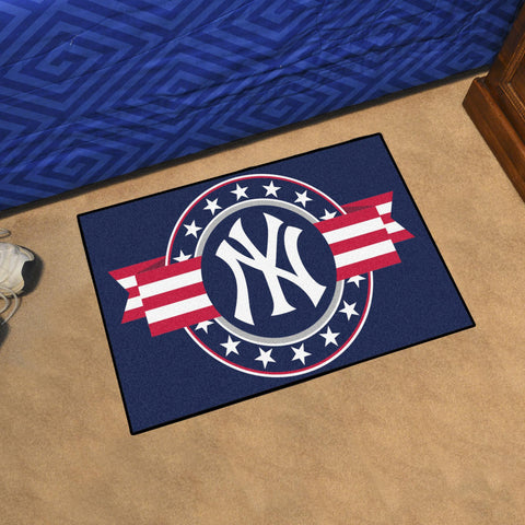 New York Yankees Starter Mat Patriotic 19"x30" 