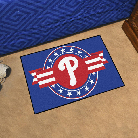 Philadelphia Phillies Starter Mat Patriotic 19"x30" 