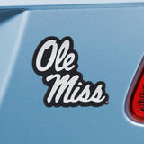 Ole Miss Rebels Chrome Emblem 3"x3.2" 