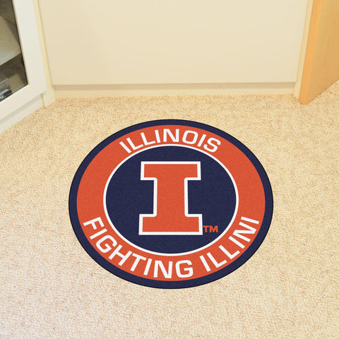 Illinois Fighting Illini Roundel Mat 27" diameter 