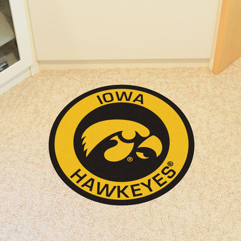 Iowa Hawkeyes Roundel Mat 27" diameter 